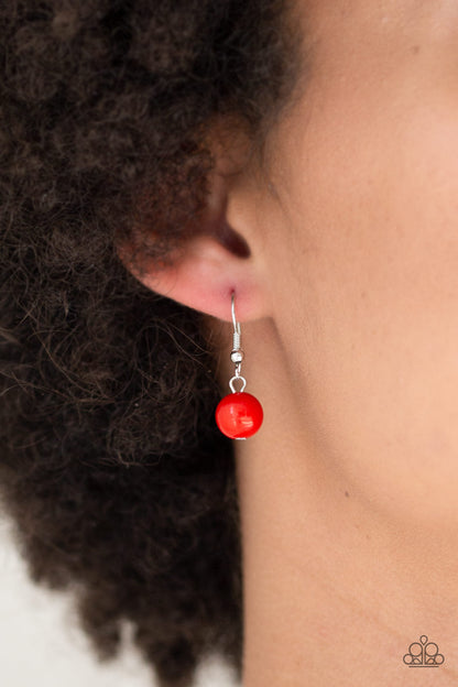 EGYPTIAN SPELL - ORANGE NECKLACE - PAPARAZZI -1774