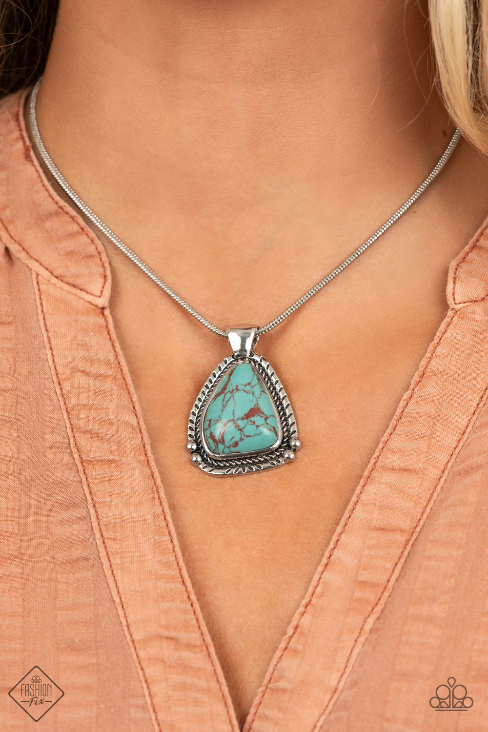 ARTISAN ADVENTURE - BLUE NECKLACE - SIMPLY SANTA FE - 1527
