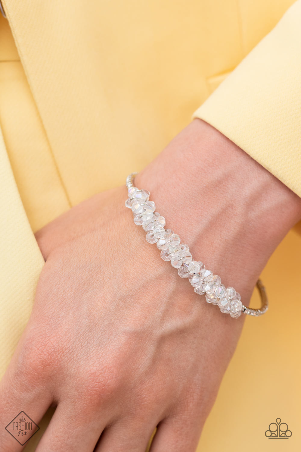 BAUBLY PERSONALITY - WHITE BRACELET - FIERCELY 5TH AVENUE - 1579