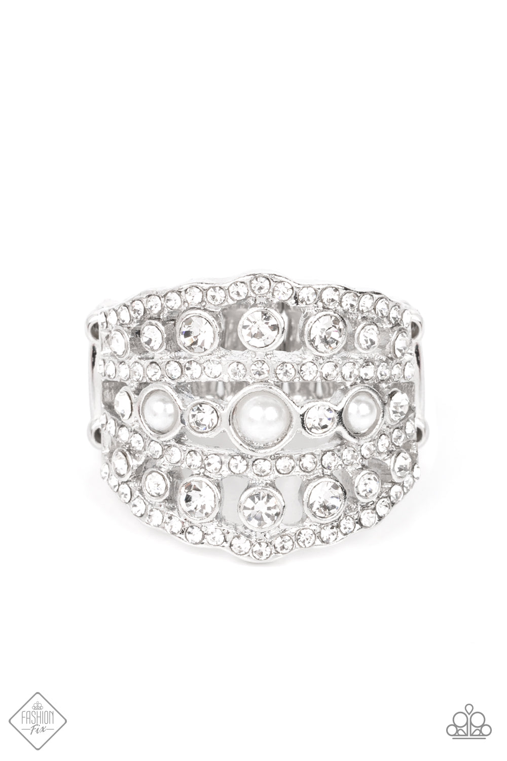 SAILBOAT BLING - SILVER RING - FIERCELY 5TH AVENUE - 1559