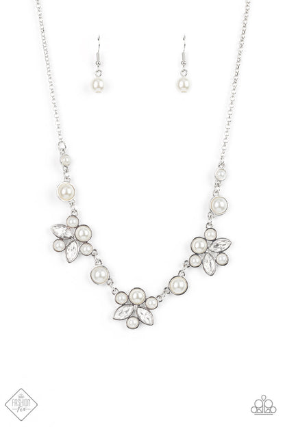 ROYALLY EVER AFTER - WHITE NECKLACE- FIERCELY 5TH AVENUE - 1514