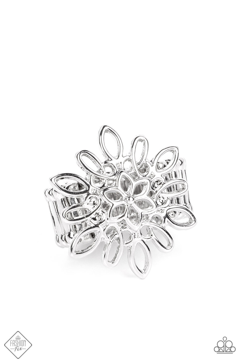 COASTAL CHIC RING-SILVER - GLIMPSES OF MALIBU - 1589