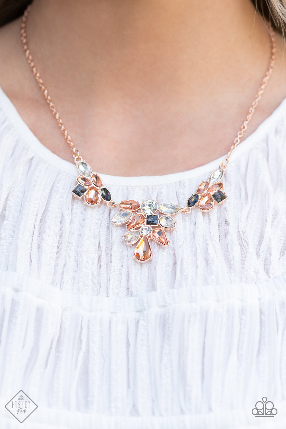 COMPLETELY CAPTIVATED - ROSE GOLD NECKLACE - GLIMPSES OF MALIBU - 1560