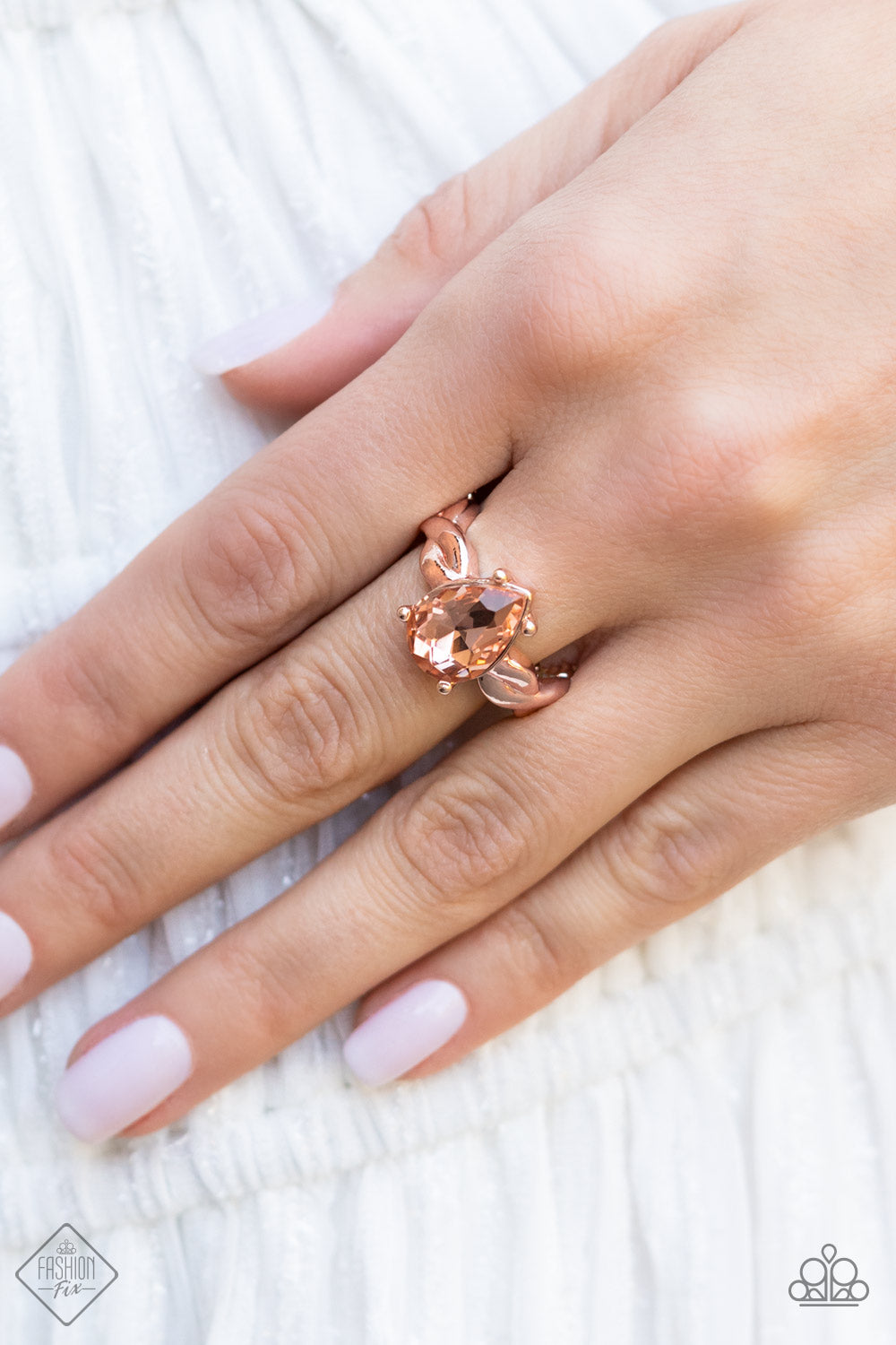 LAW OF ATTRACTION - ROSE GOLD RING - GLIMPSES OF MALIBU - 1560