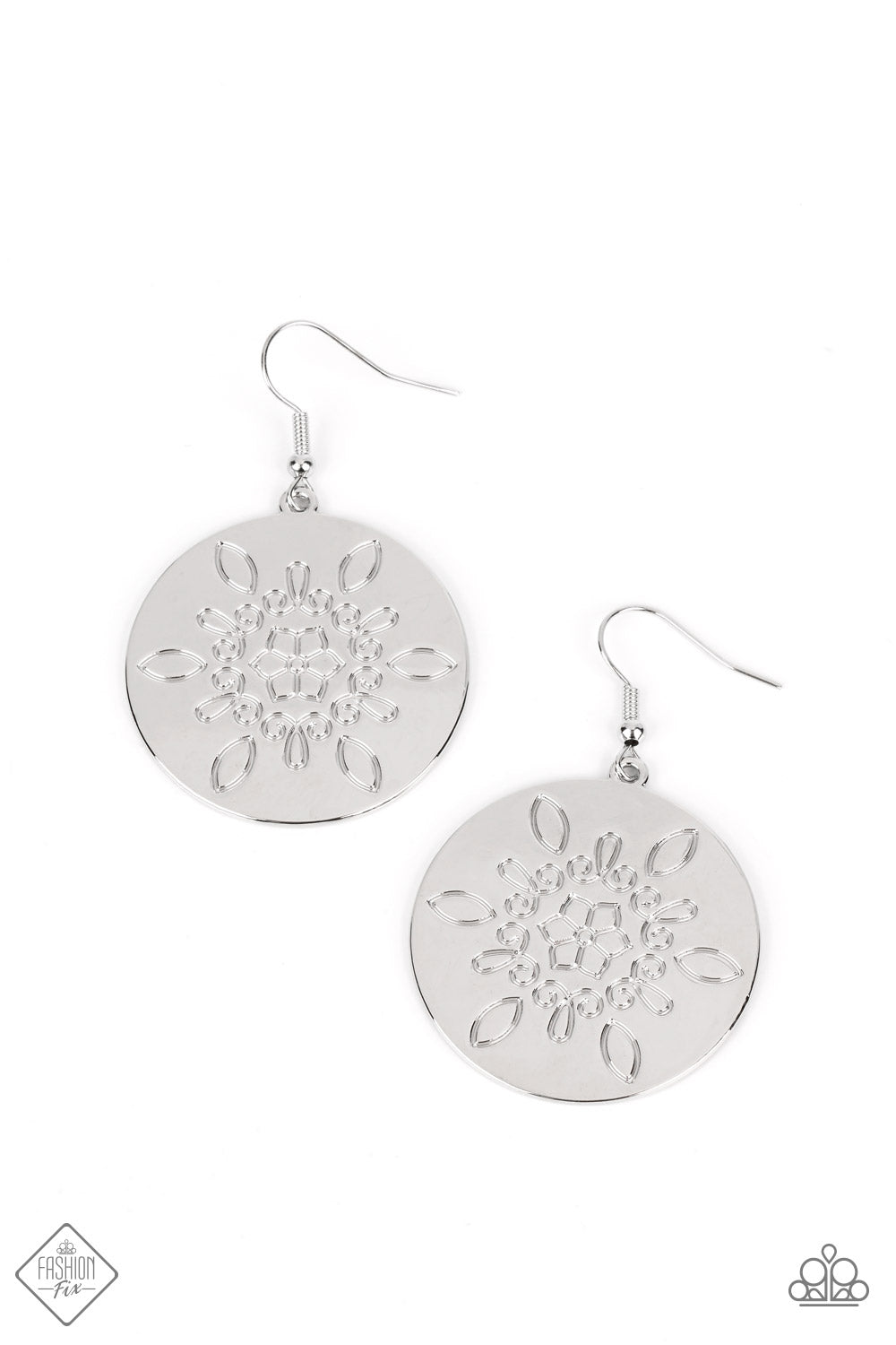 TIDAL TASTE EARRING-SILVER - GLIMPSES OF MALIBU - 1589