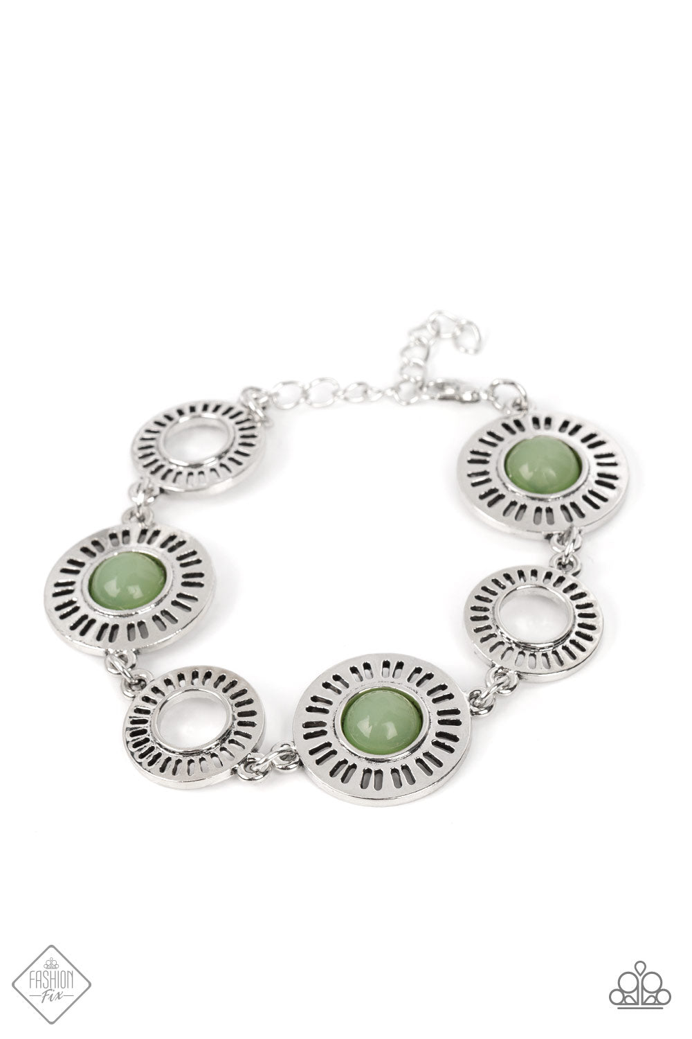 COASTAL CHARMER - GREEN BRACELET - GLIMPSES OF MALIBU - 1555