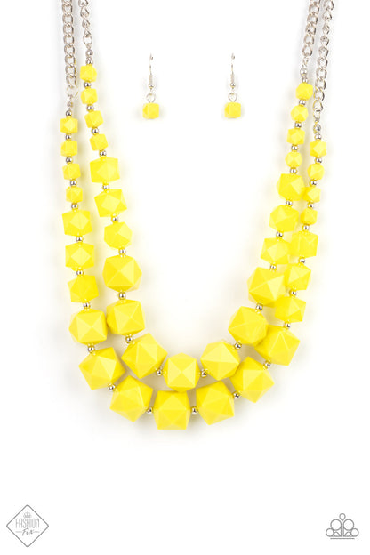 SUMMER EXCURSION - YELLOW NECKLACE - GLIMPSES OF MALIBU - 1515