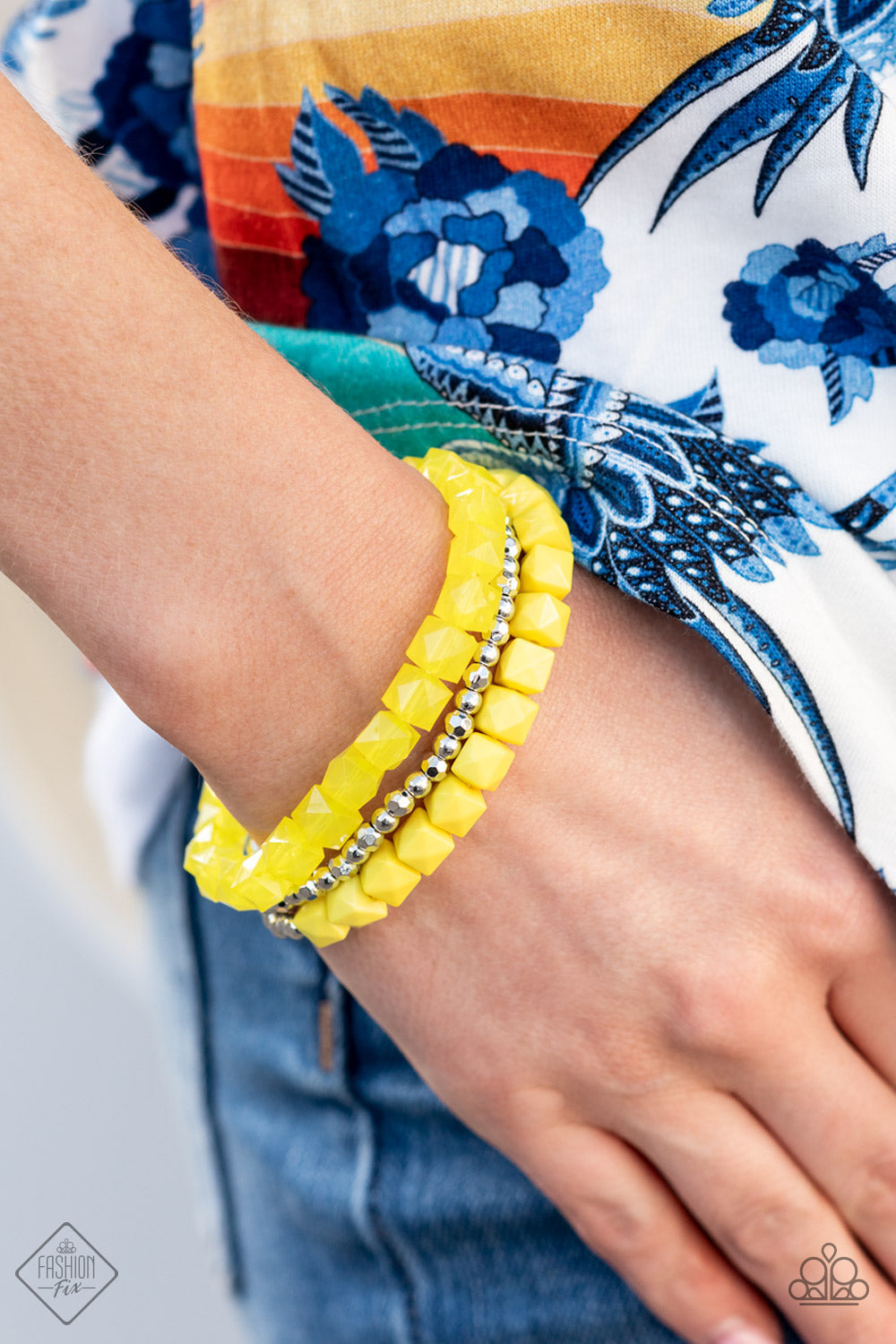 VACAY VAGABOND - YELLOW BRACELET - GLIMPSES OF MALIBU - 1515