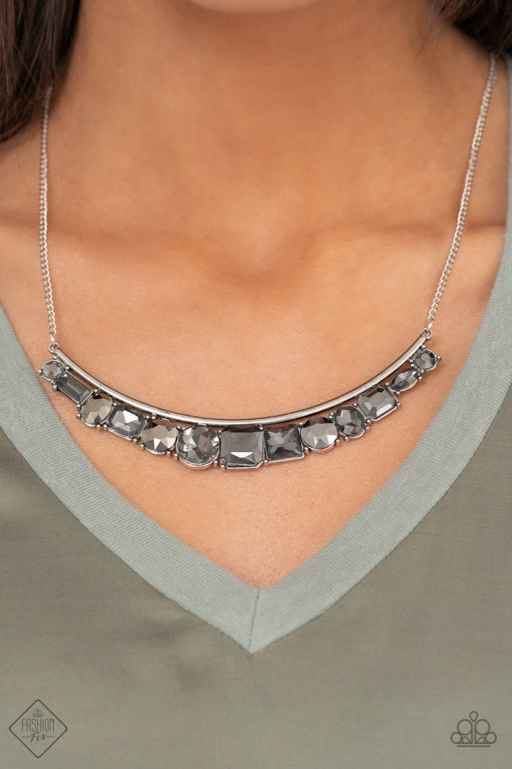 THE ONLY SMOKE-SHOW IN TOWN - SILVER NECKLACE - MAGNIFICENT MUSINGS - 1561