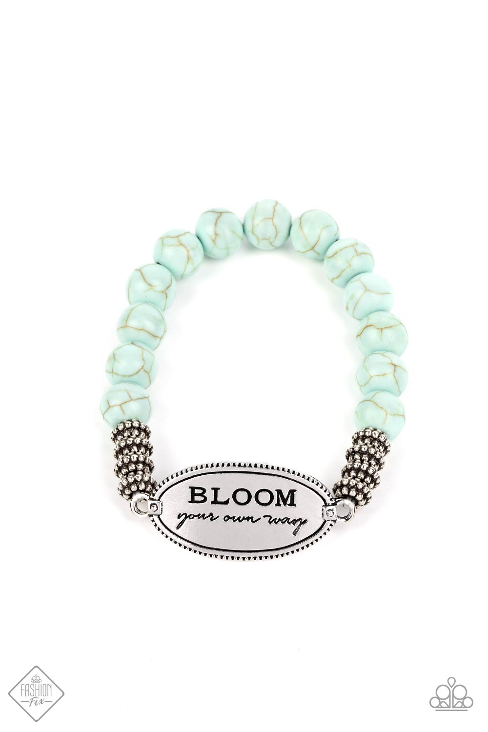 BEDOUIN BLOOM BRACELET-BLUE - SIMPLY SANTA FE - 1596