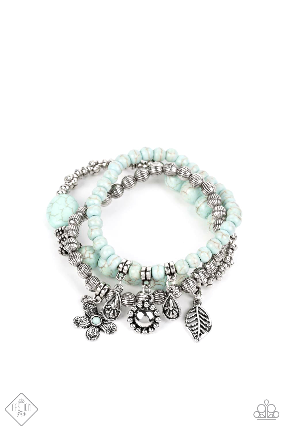 INDIVIDUAL INFLORESCENCE BRACELET-BLUE - SIMPLY SANTA FE - 1596