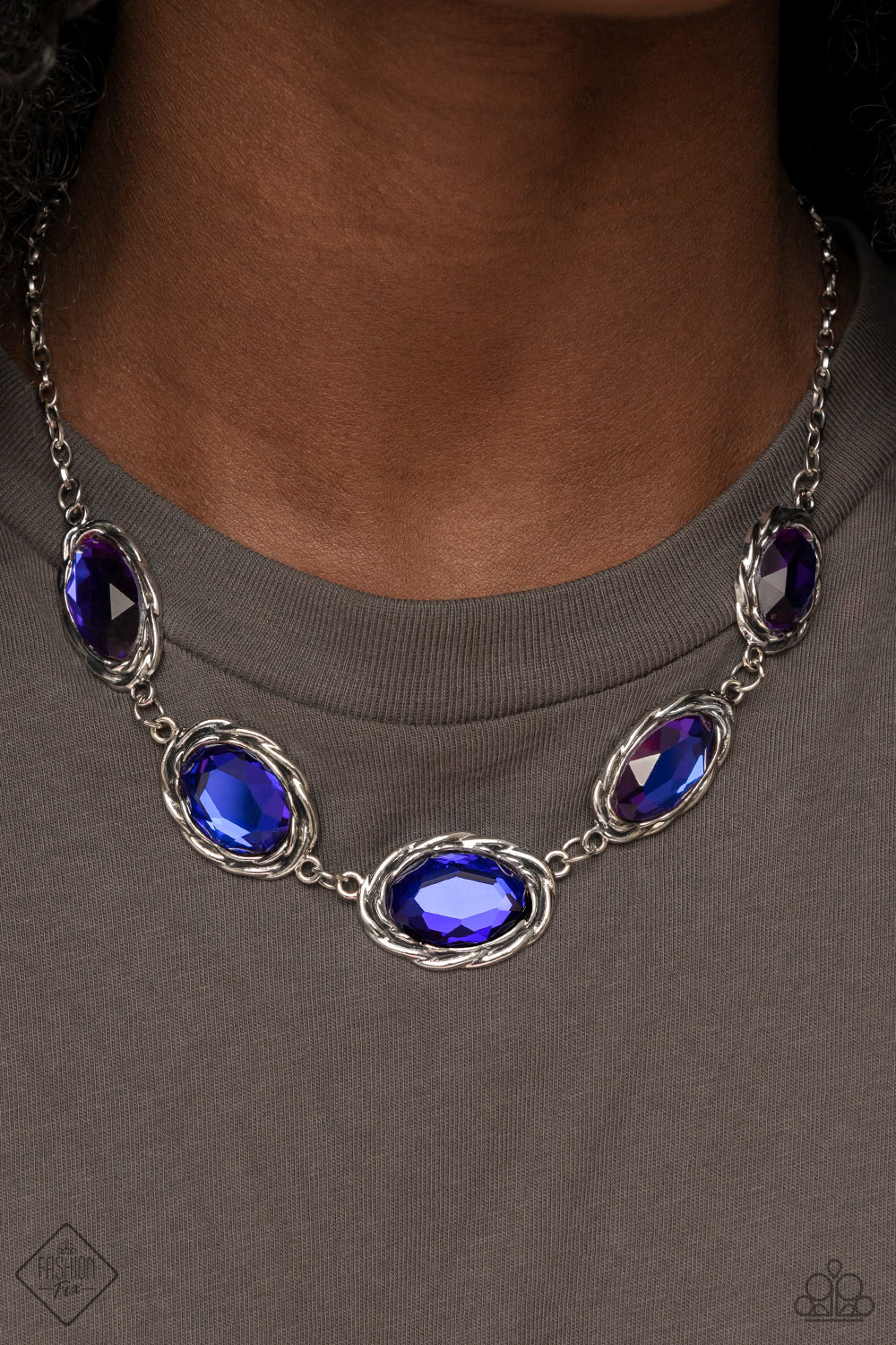 REGAL RENAISSANCE - PURPLE NECKLACE - SUNSET SIGHTINGS-1548