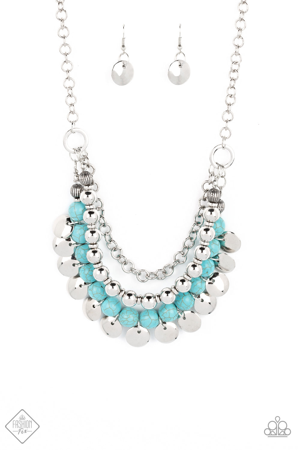 LEAVE HER WILD - BLUE NECKLACE - SIMPLY SANTA FE - 1586
