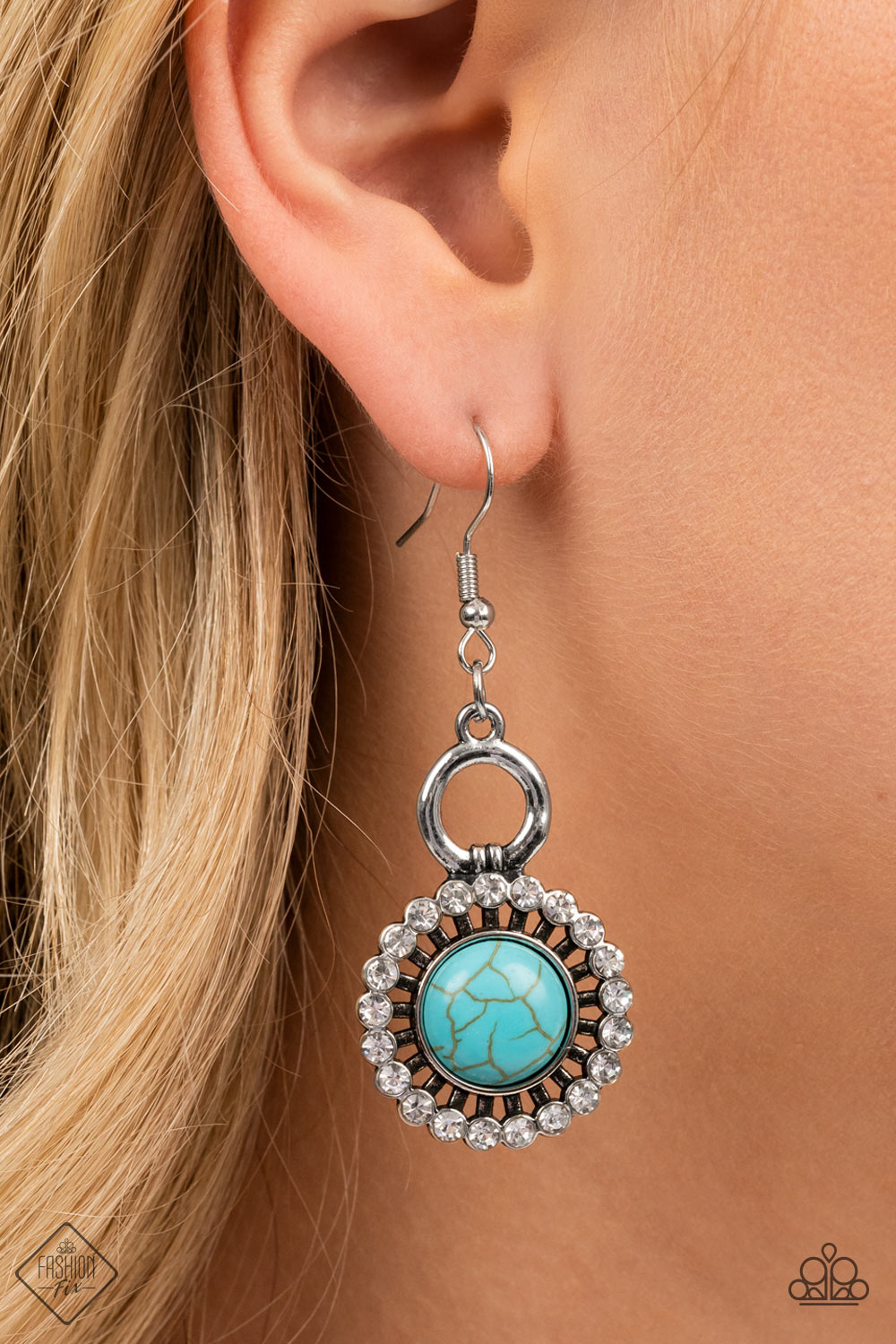 MOJAVE MOGUL - BLUE EARRING - SIMPLY SANTA FE - 1577