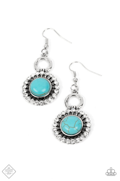 MOJAVE MOGUL - BLUE EARRING - SIMPLY SANTA FE - 1577