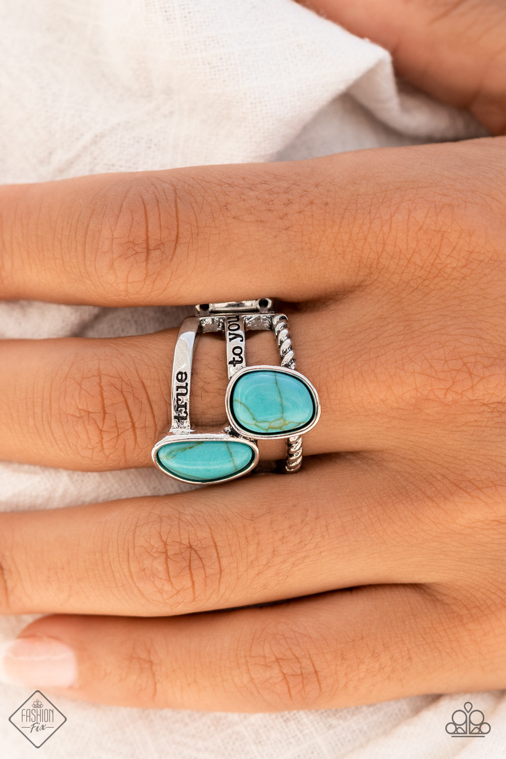 TRUE TO YOU - BLUE RING - SIMPLY SANTA FE - 1582