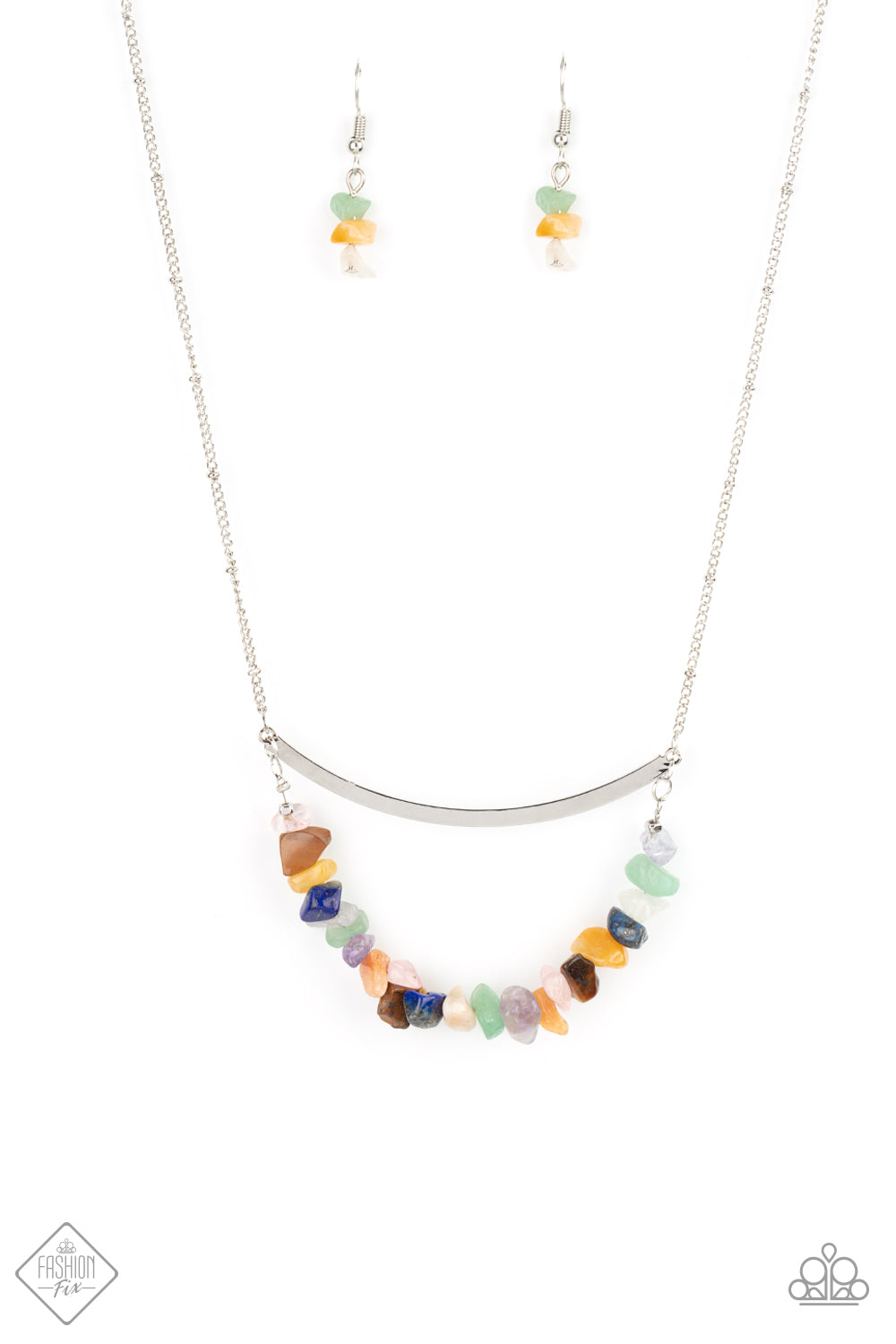 PEBBLE PRANA - MULTI NECKLACE - SUNSET SIGHTINGS-1518