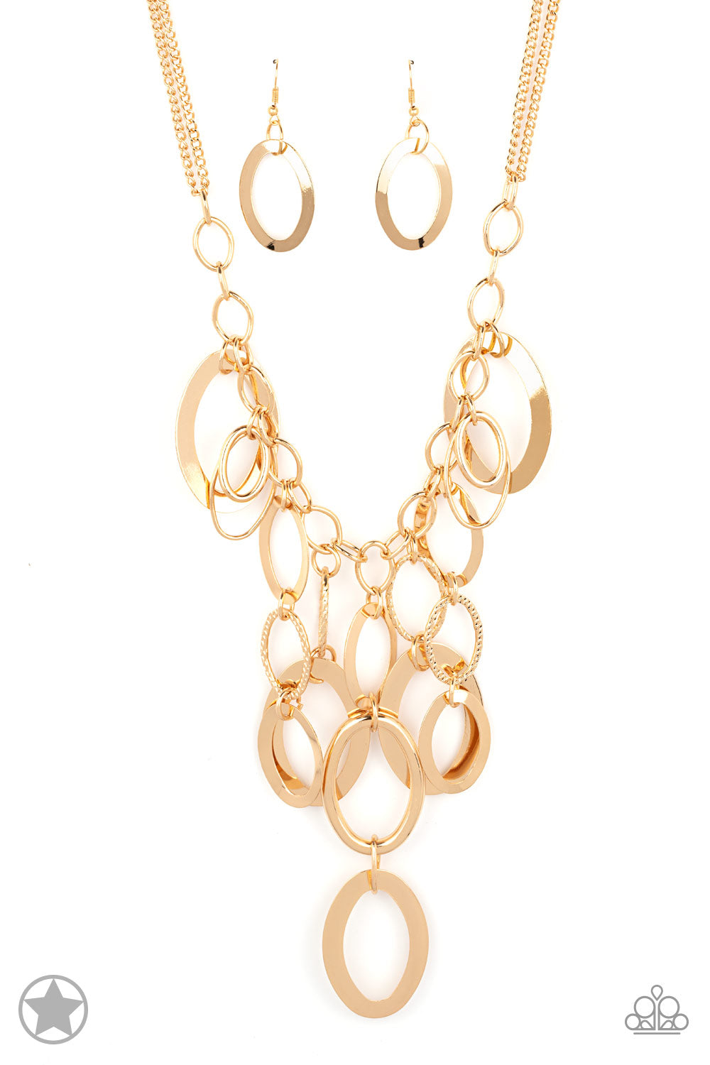 A GOLDEN SPELL - GOLD NECKLACE - PAPARAZZI - 1752