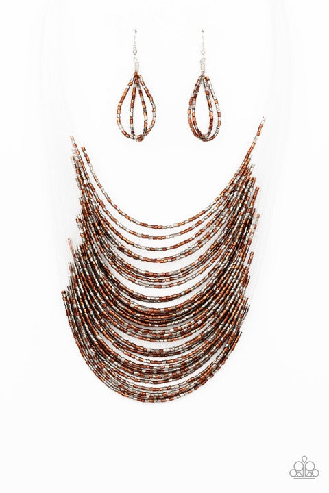 CATWALK QUEEN - MULTI NECKLACE - PAPARAZZI - 1758