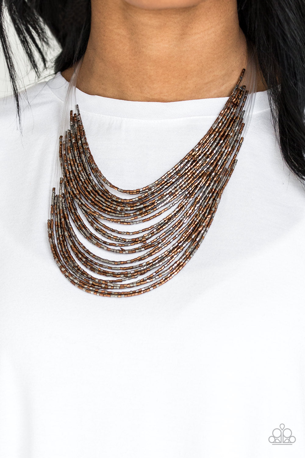 CATWALK QUEEN - MULTI NECKLACE - PAPARAZZI - 1758