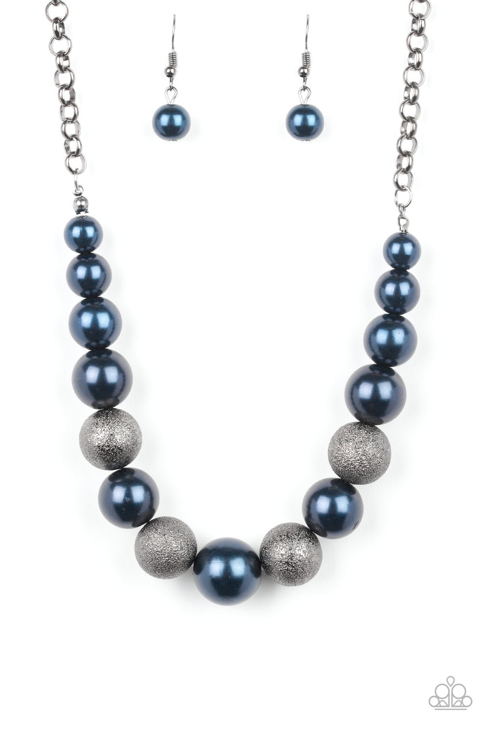 COLOR ME CEO - BLUE NECKLACE - PAPARAZZI - 1764