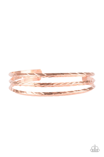 EASTERN EMPIRE - COPPER BRACELET - PAPARAZZI - 1107