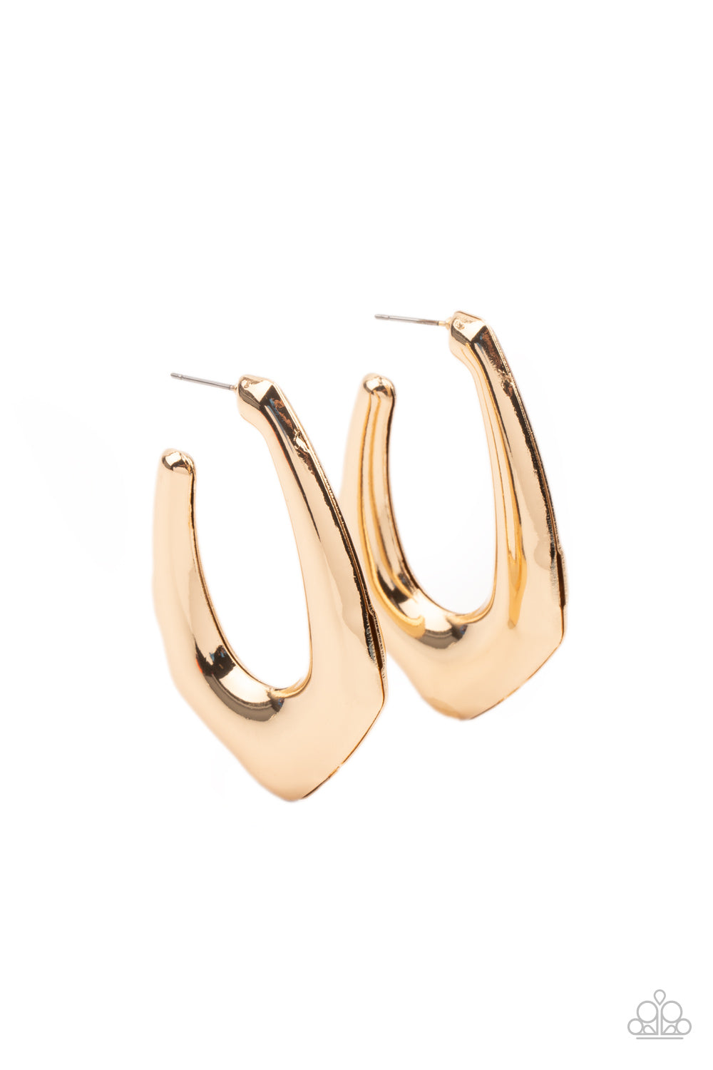 FIND YOUR ANCHOR - GOLD EARRINGS - PAPARAZZI