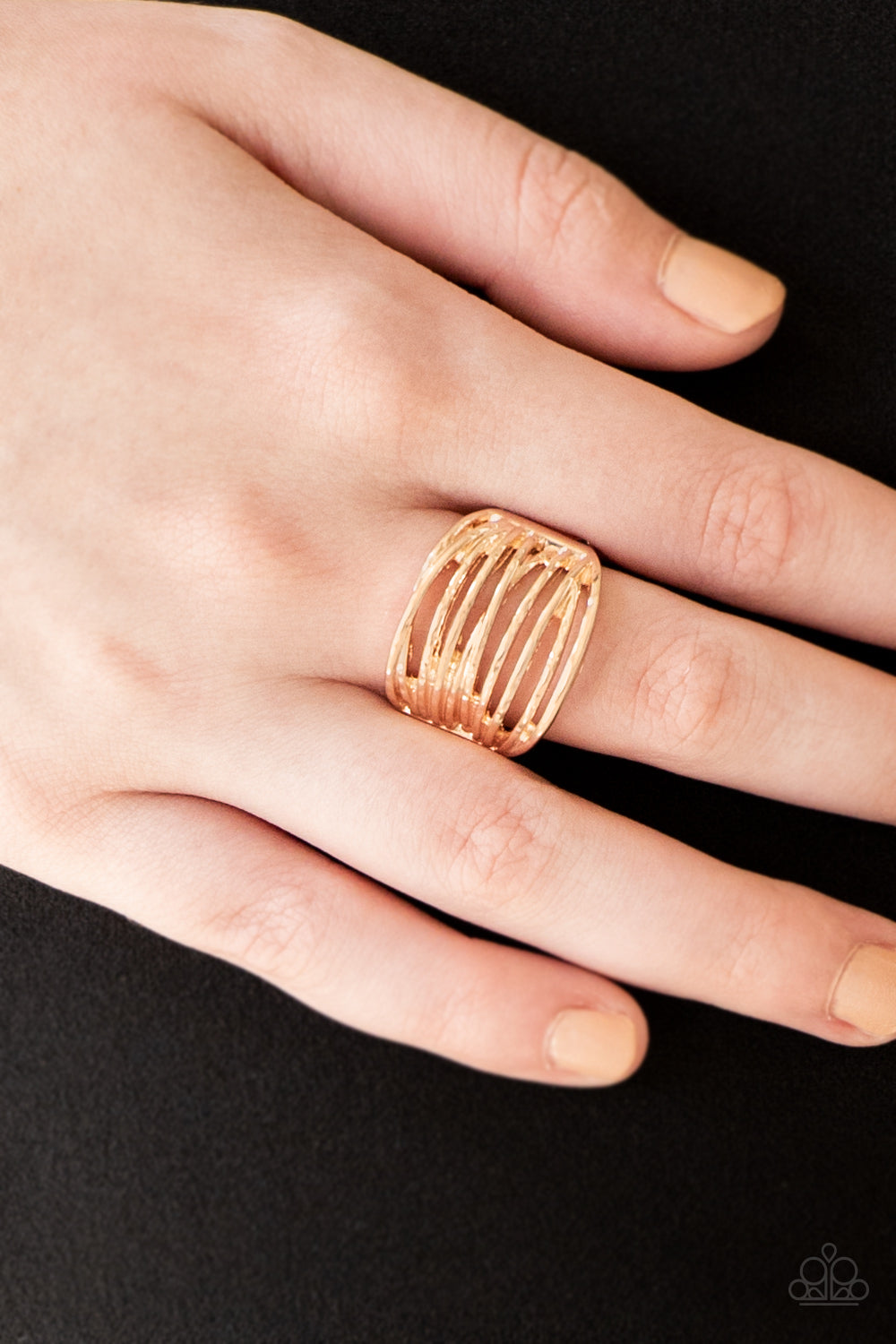 GIVE ME SPACE - ROSE GOLD RING - PAPARAZZI