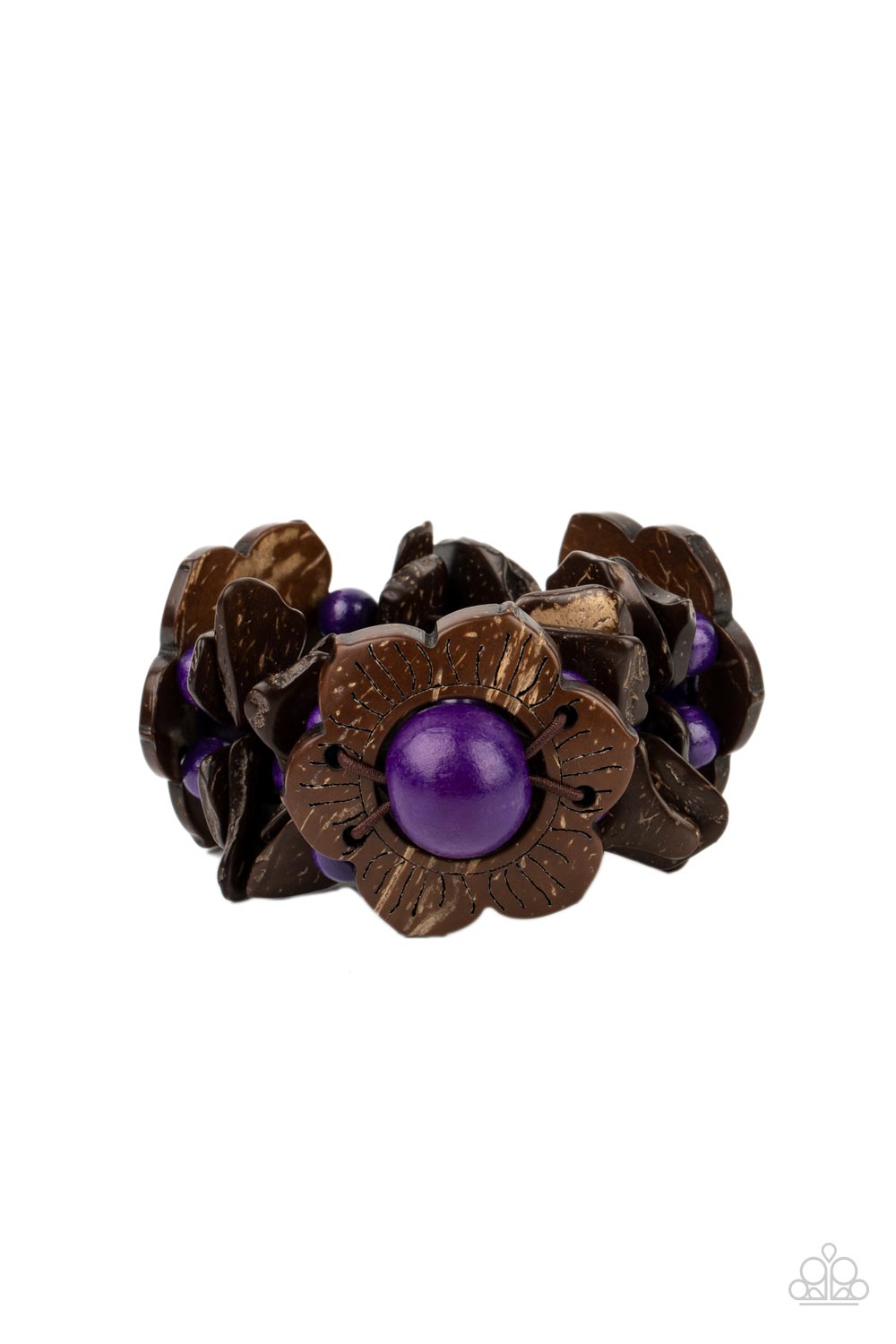 MEDITTERANEAN MANGROVE - PURPLE BRACELET - PAPARAZZI - 1117