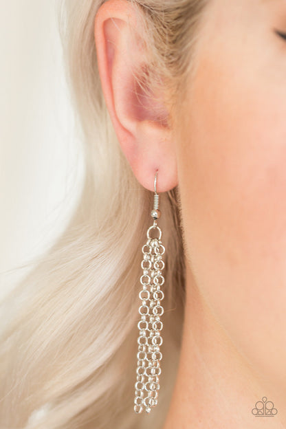 ON THE ROAM AGAIN - WHITE NECKLACE - PAPARAZZI - 1798