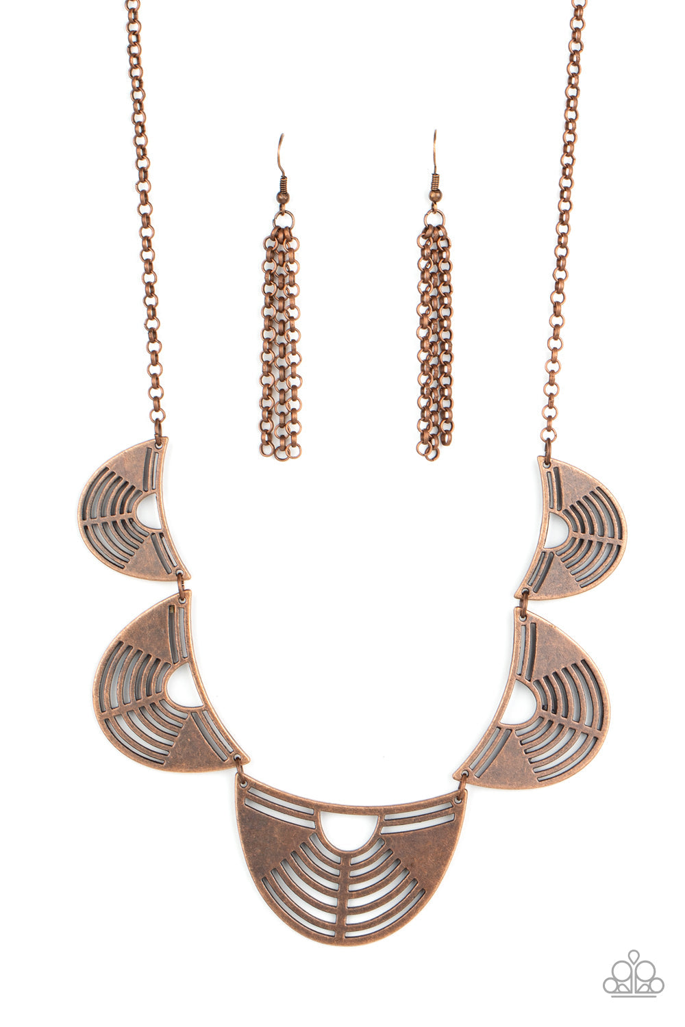 RECORD-BREAKING RADIANCE - COPPER NECKLACE - PAPARAZZI