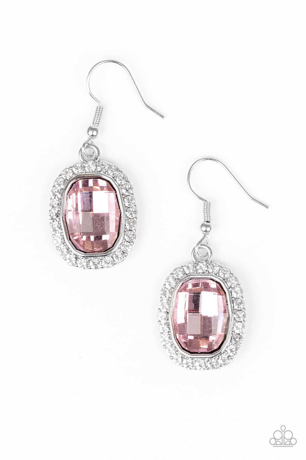 MODERN MONROE - PINK EARRINGS - PAPARAZZI