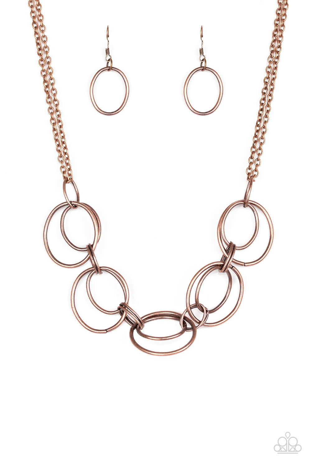 URBAN ORBIT - COPPER NECKLACE - PAPARAZZI