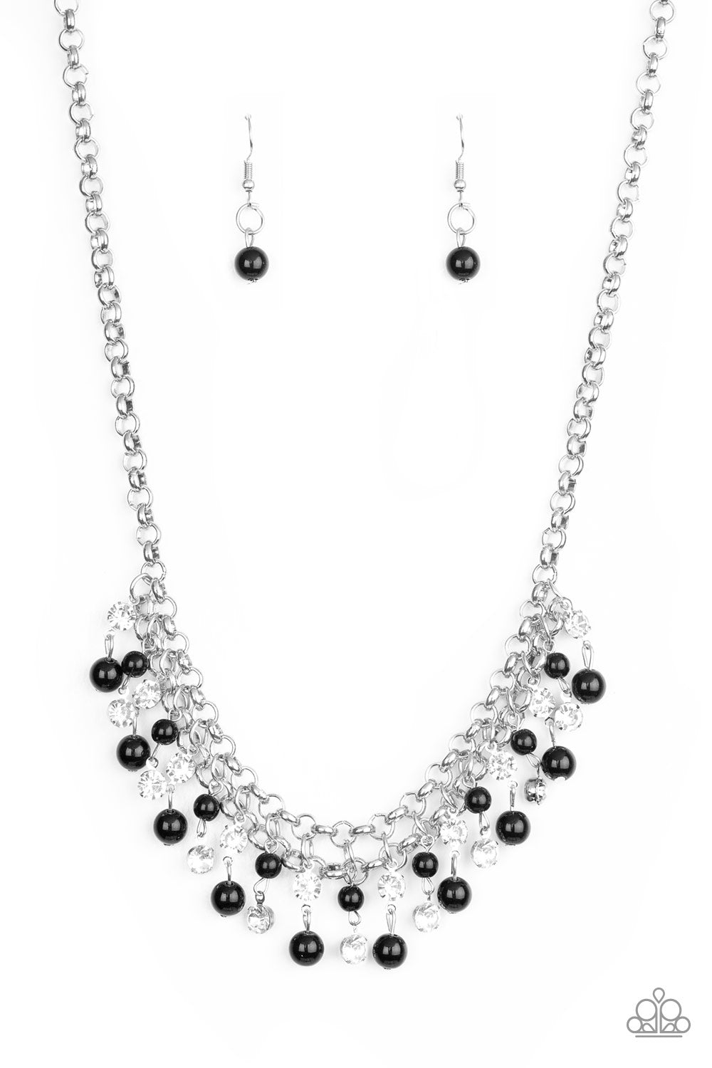 YOU MAY KISS THE BRIDE - BLACK NECKLACE - PAPARAZZI