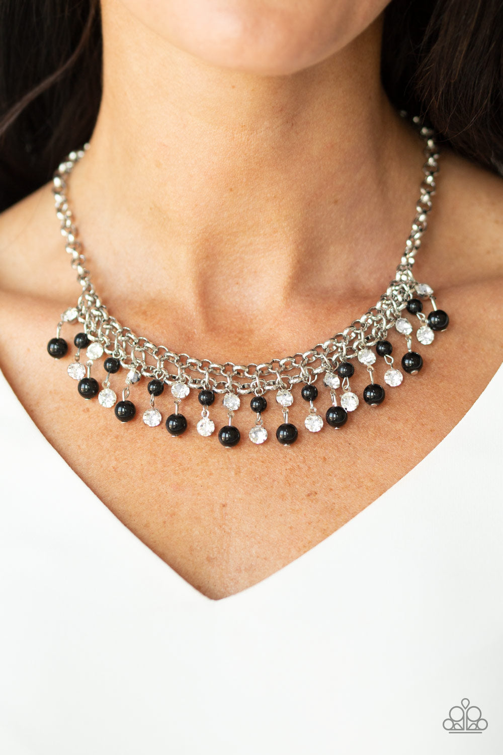 YOU MAY KISS THE BRIDE - BLACK NECKLACE - PAPARAZZI