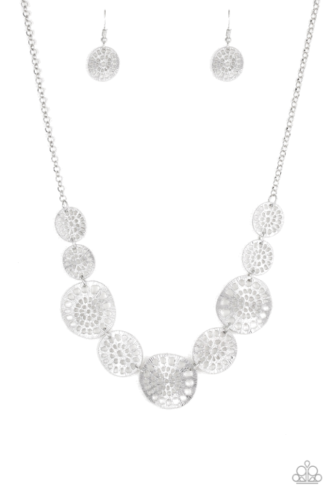 YOUR OWN FREE WHEEL - SILVER NECKLACE - PAPARAZZI