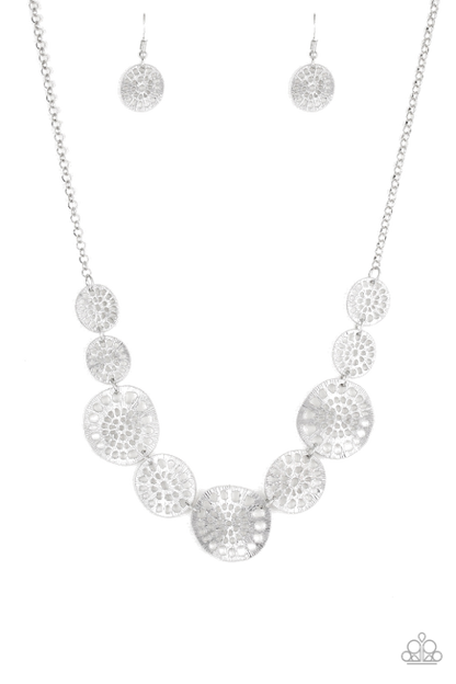 YOUR OWN FREE WHEEL - SILVER NECKLACE - PAPARAZZI